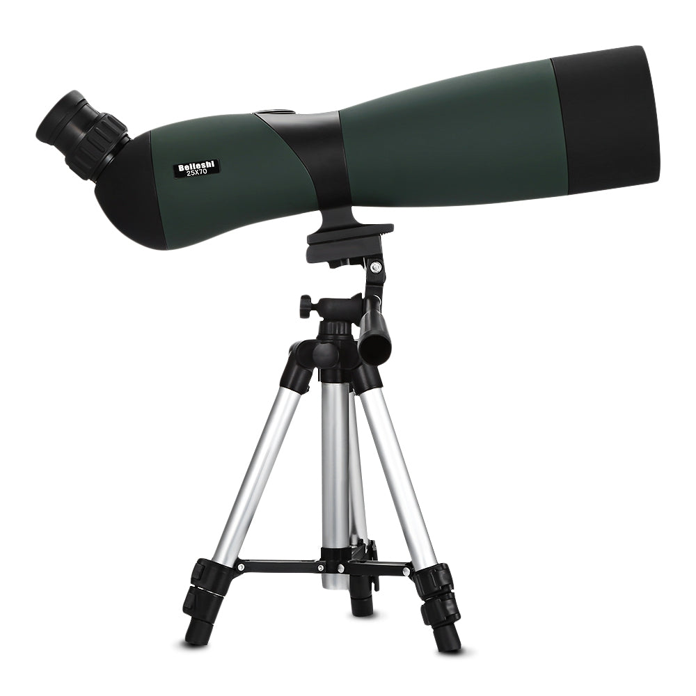 Beileshi 25x70 Spotting Scope Telescope Monocular Bak4 Prism with Tripod