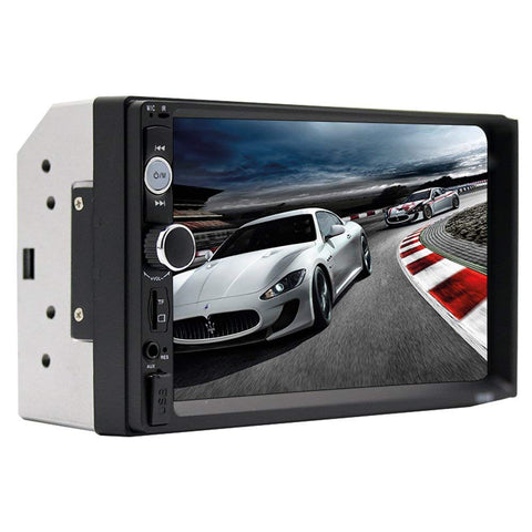 7" Double 2 Din Car Stereo Radio FM/MP5 Player Bluetooth HD 1080P Touch Screen
