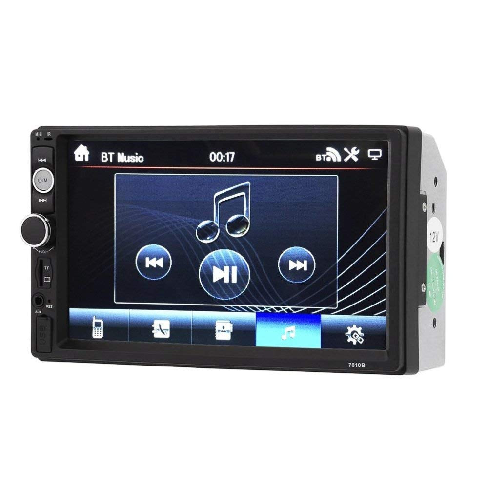 7" Double 2 Din Car Stereo Radio FM/MP5 Player Bluetooth HD 1080P Touch Screen