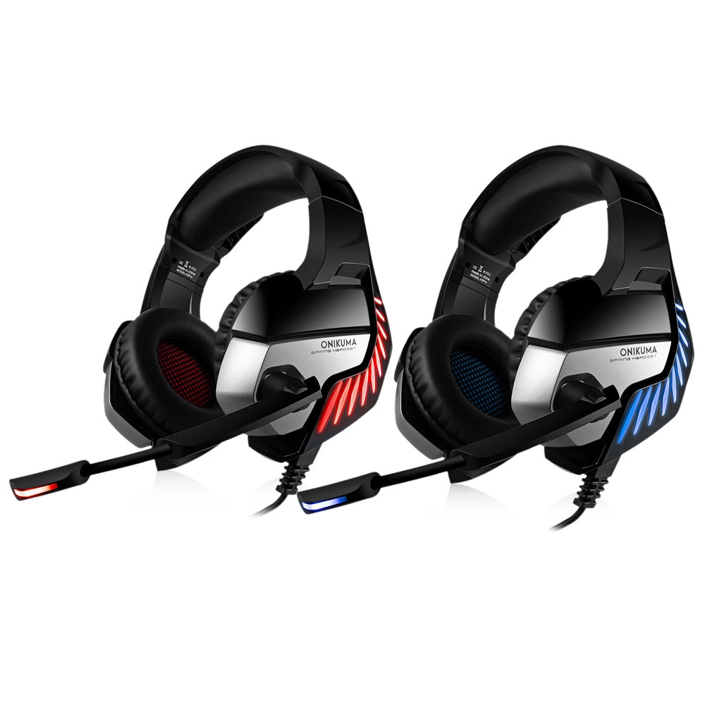 ONIKUMA K5 Pro Stereo Gaming Headset Over-ear Headphones with MIC LED Light for Xbox One / PS4 / PC