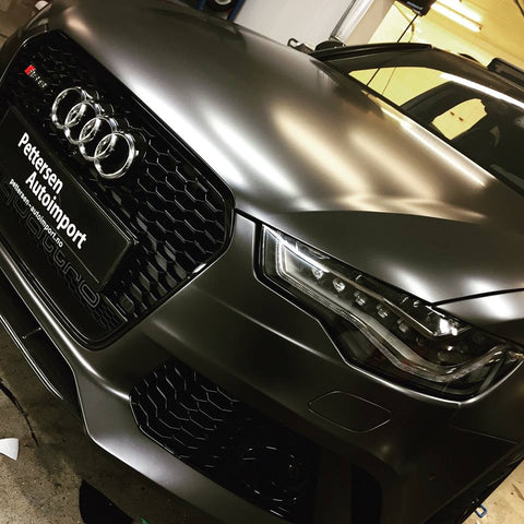 Matte Anthracite Metallic Vinyl wrap Gunmetal matt car wrapping film covering foil with air bubble free Size 1.52x/20m PROTWRAPS