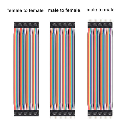Dupont line 10cm 20cm 30cm male to male  male to female and female to female jumper wire Dupont cable