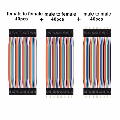 Dupont line 10cm 20cm 30cm male to male  male to female and female to female jumper wire Dupont cable