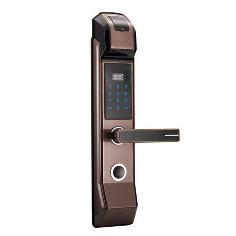 CYPATLIC New Arrival JCF3308 Brown Color Cerradura Inteligente door locks Keypad Cerradura Digital Lock