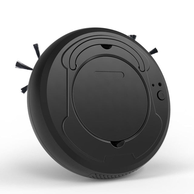 3 in 1 Rechargeable Automatic Smart Robot Vacuum Cleaner Mop Sweeping 1800PA Power Suction for Home Thin Carpet Pet Hair